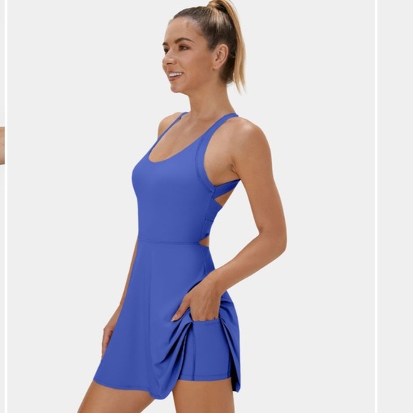 Halara Backless Crisscross Active Dress-Easy Peezy Edition Size Small - Picture 4 of 6